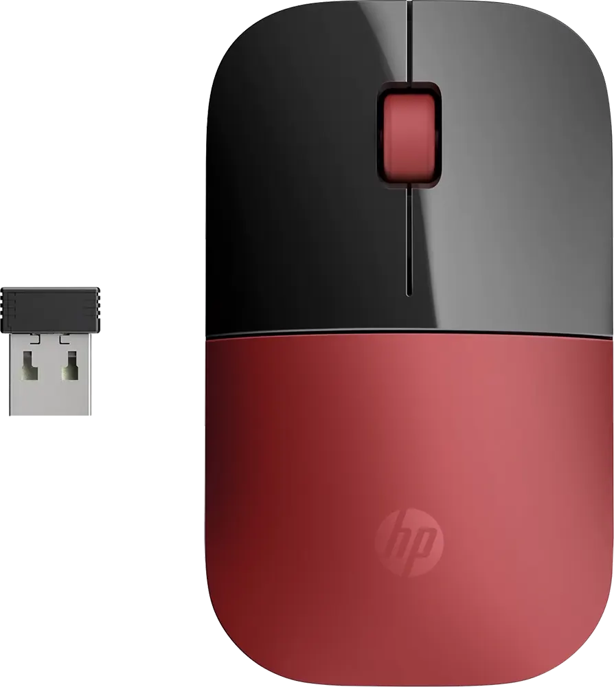 ماوس لاسلكي اتش بي ، سرعة 2.4 جيجا هرتز، 1200 نقطة لكل بوصة، أحمر، Z3700