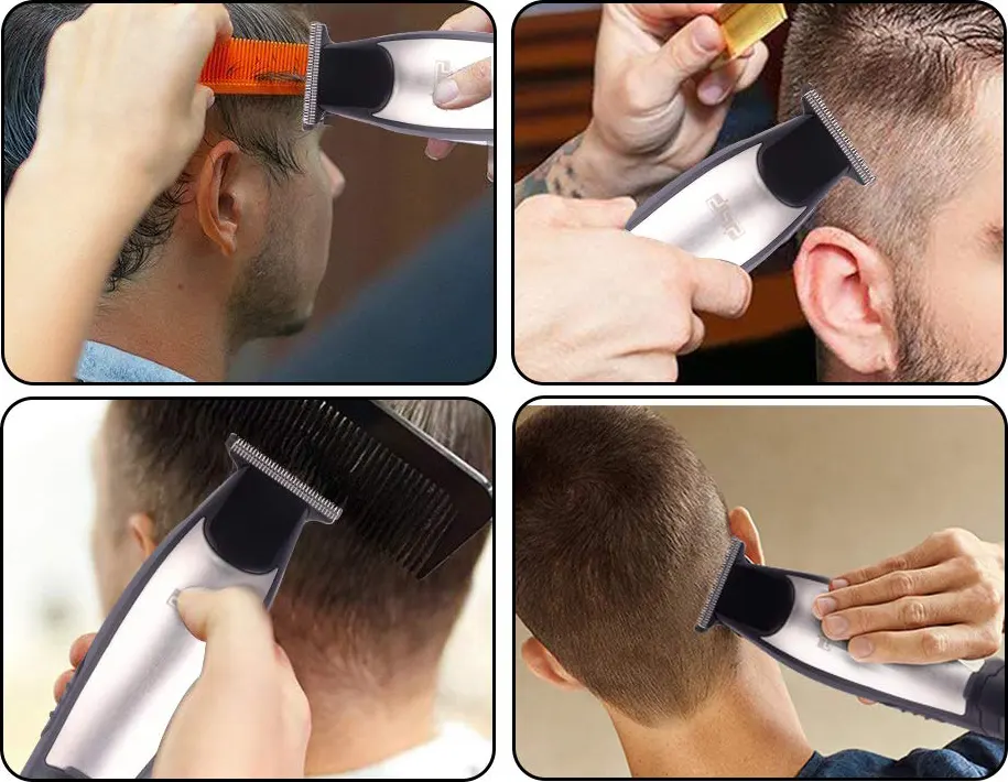 ماكينة حلاقة دي اس بي لقص الشعر، قابلة للشحن، متعددة الألوان، 90119