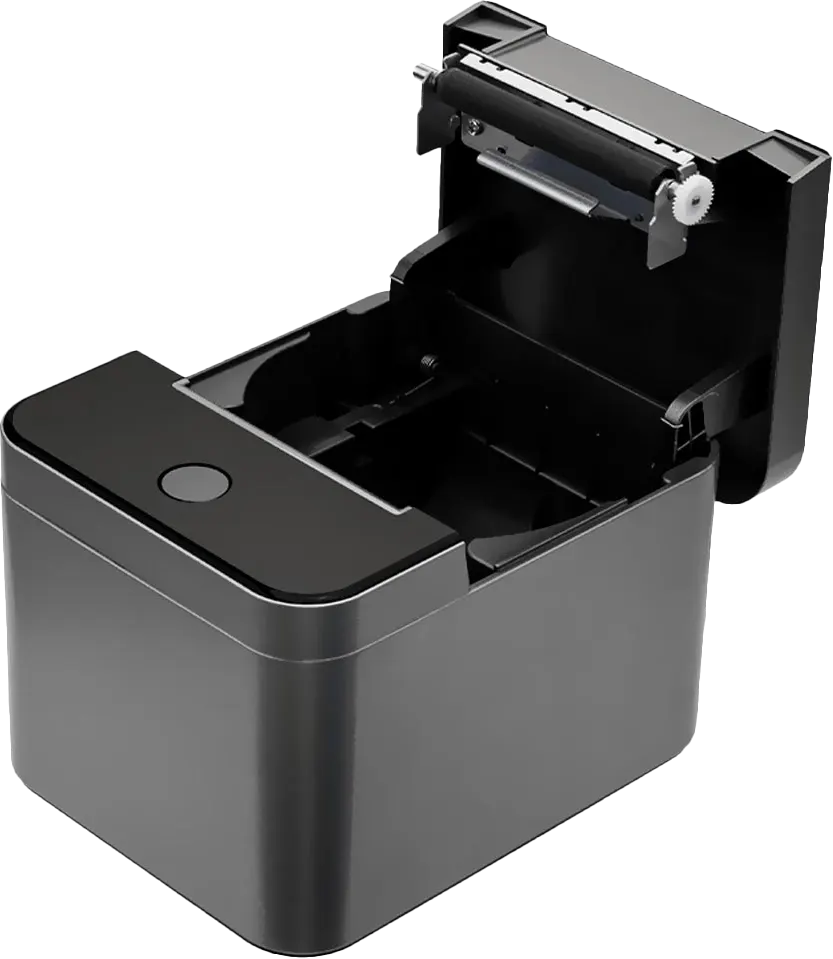 طابعة فواتير حرارية زي كيه تيكو، USB + LAN، أسود، ZKP8012