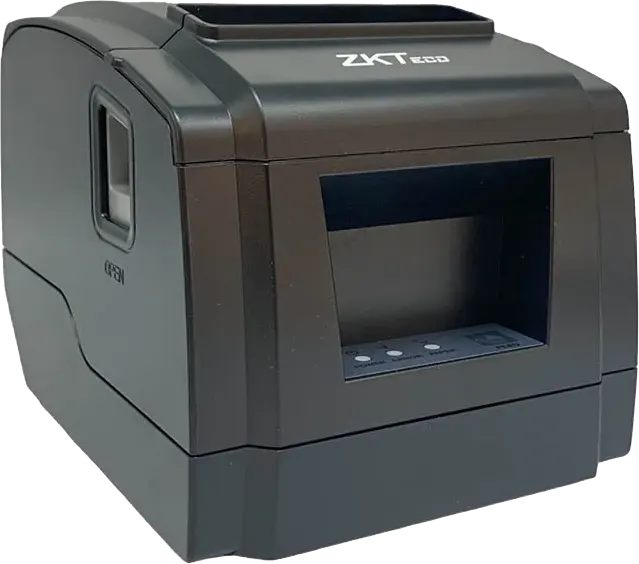 طابعة فواتير حرارية زي كيه تيكو، USB + LAN، أسود، ZKP8005