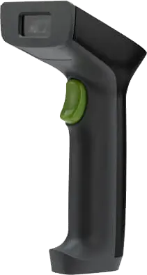 ماسح باركود زي كيه تيكو 1 دي، يو اس بي، اسود، ZKB102S