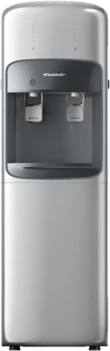 مبرد مياه كولدير ،2 حنفية ( بارد +ساخن) تحميل علوي، فضي، Type A