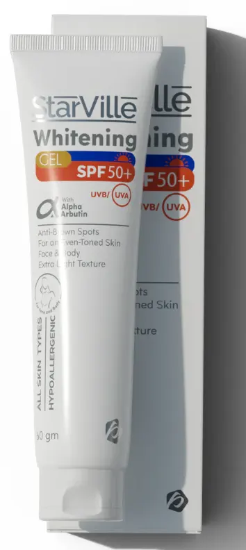 جل مرطب ستارفيل النهاري، جل كريم تفتيح البشرة بمعامل حماية من الشمس 50 ، 60 جم