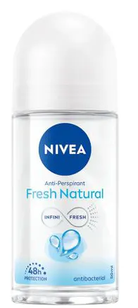 Nivea Women Fresh Natural Deodorant, Roll On, 50 ml