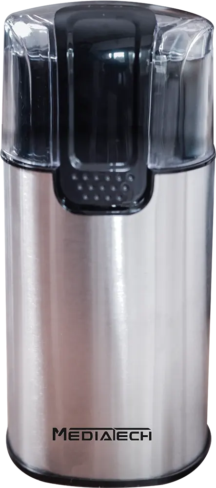 مطحنة بن ميديا تيك، 150 وات، فضي، MT-CG904