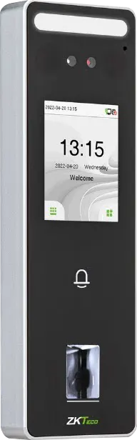 جهاز حضور وانصراف زي كيه تيكو سبيد فيس-V3L، سعة 3000 معاملة، أسود