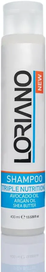 شامبو تريبل نيوتريشن زيت الأرجان والأفوكادو وزبدة الشيا ،من لوريانو 400 مل