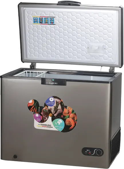 ديب فريزر افقى هامبورج ديفروست، 350 لتر، ستانلس داخلي، فضي، CF350 SS