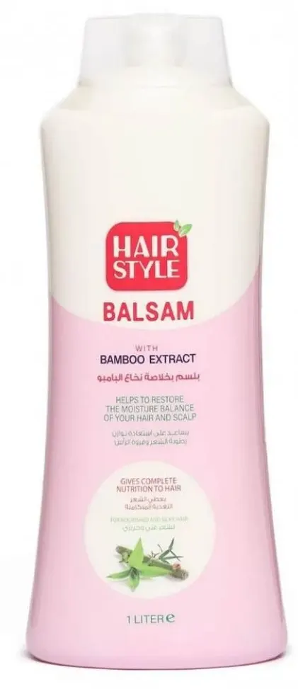 بلسم  بخلاصة نخاع  البامبو لشعر غني وحريري من هير ستايل 1 لتر