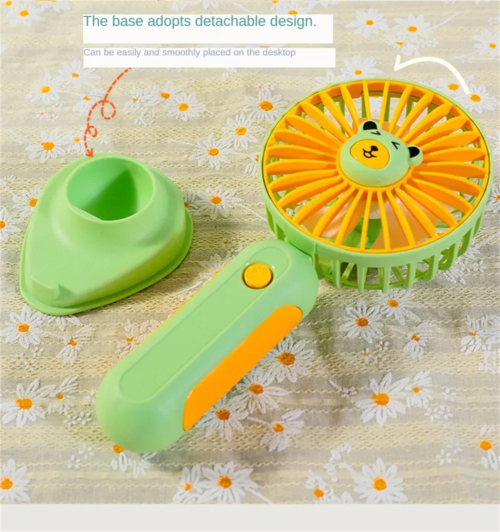 مروحة صغيرة محمولة تعمل بالشحن ،ألوان متعددة، 59-3A