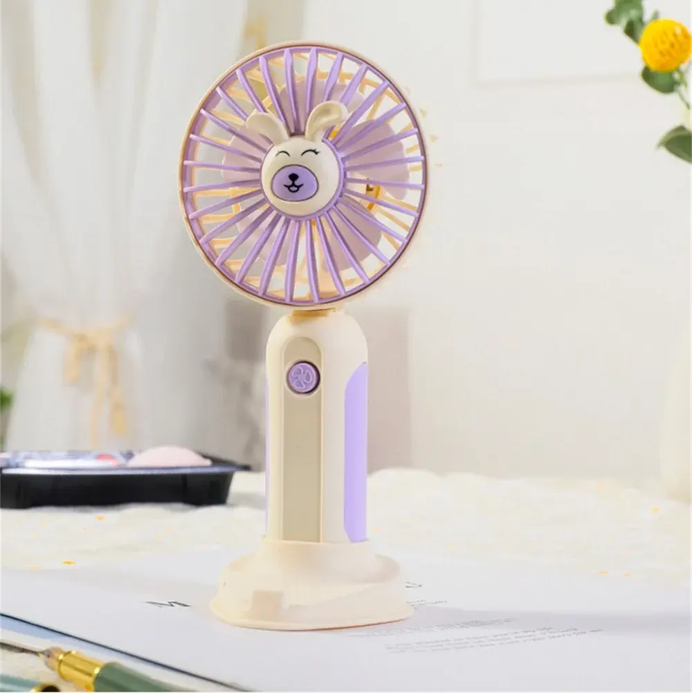 مروحة صغيرة محمولة تعمل بالشحن ،ألوان متعددة، 59-3A