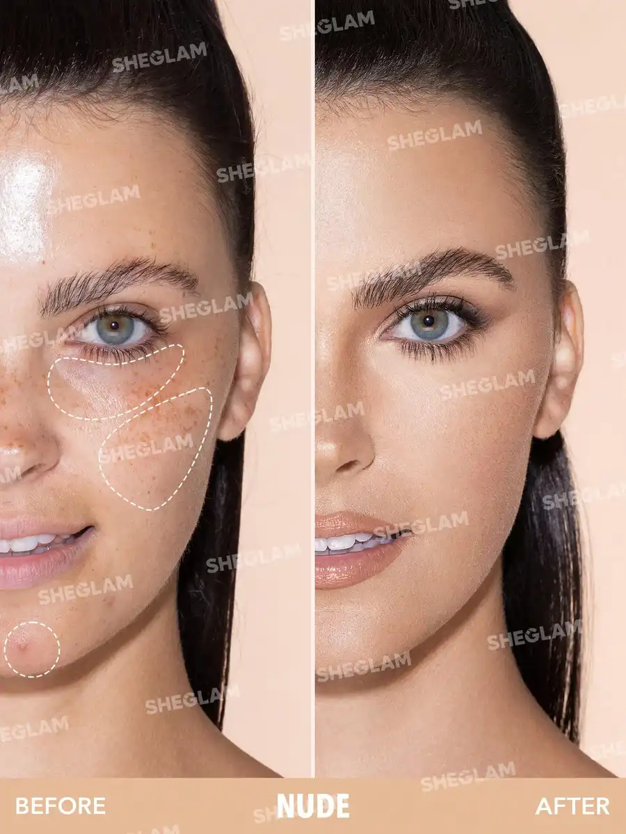 كونسيلر شيجلام لايك ماجيك يدوم لمده 12 ساعه لتغطيه عاليه، نيود