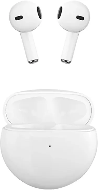 سماعات أذن لاسلكية بادي، بلوتوث 5.3، بطارية 180 مللي أمبير، أبيض، W8