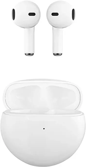 سماعات أذن لاسلكية بادي، بلوتوث 5.3، بطارية 180 مللي أمبير، أبيض، W8