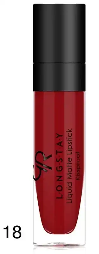 احمر شفاه جولدن روز لونج ستاي مات سائل، 18