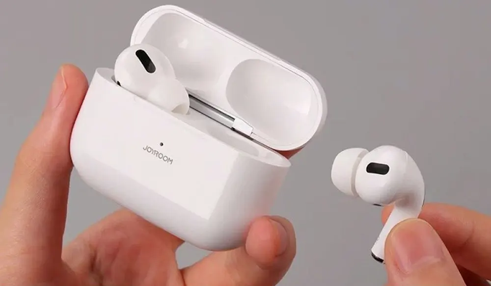 سماعات جوي روم ترو ايربودز، بلوتوث V5.3، بطارية 360 مللي أمبير، أبيض، PRO MAX JR-T03S