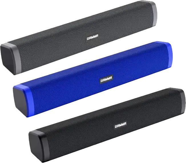 سماعة جاما لاسلكي محمولة، يو اس بي، بلوتوث، ازرق، GT-411