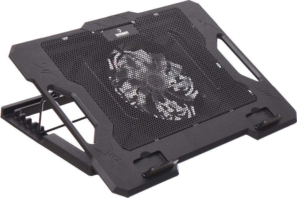 مروحة تبريد لاب توب جاما 17 بوصة، 1 مروحة، أسود، GT-89