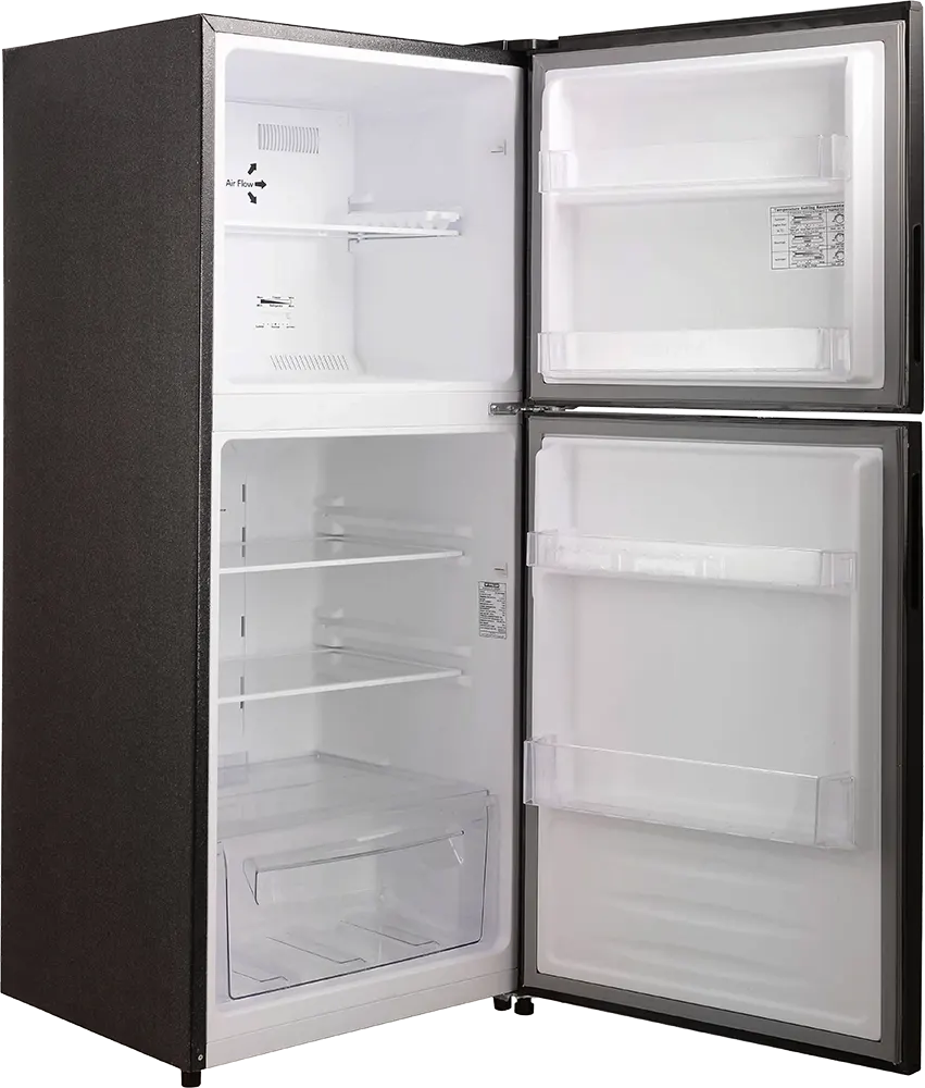 ثلاجة فريش نوفرست، 329 لتر، 2 باب، اسود، FNT-BS370BBC