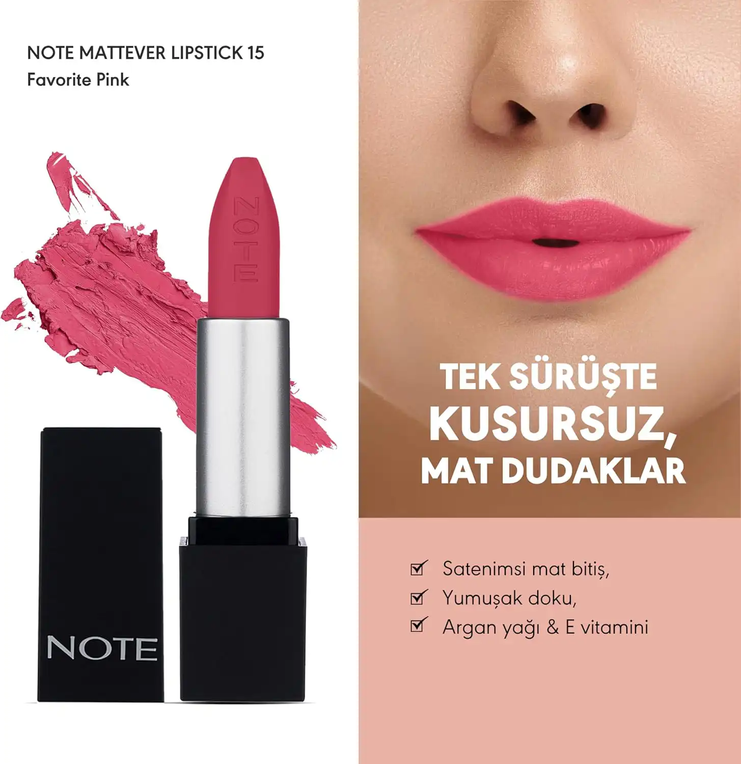 ليب ستيك نوت مات ايفر، 15 فافوريت بينك