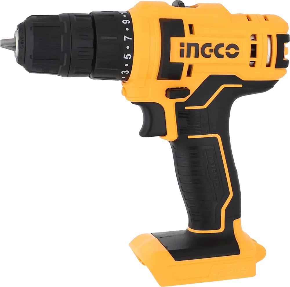 شنيور تخريم إنكو قابل للشحن، 20 فولت، 1 بطارية 1.5 أمبير، 45 نيوتن، 2 سرعة، أصفر، CDLI20051