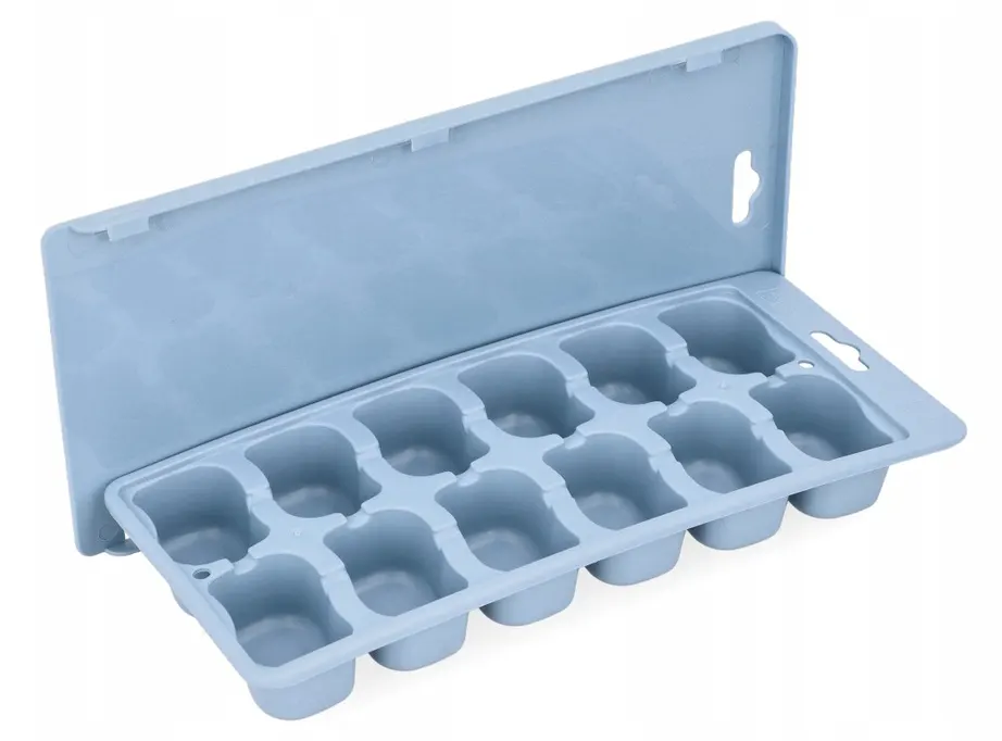 قالب ثلج مكعبات بغطاء من تيتيز ،بلاستيك ،ألوان، Ap-9002