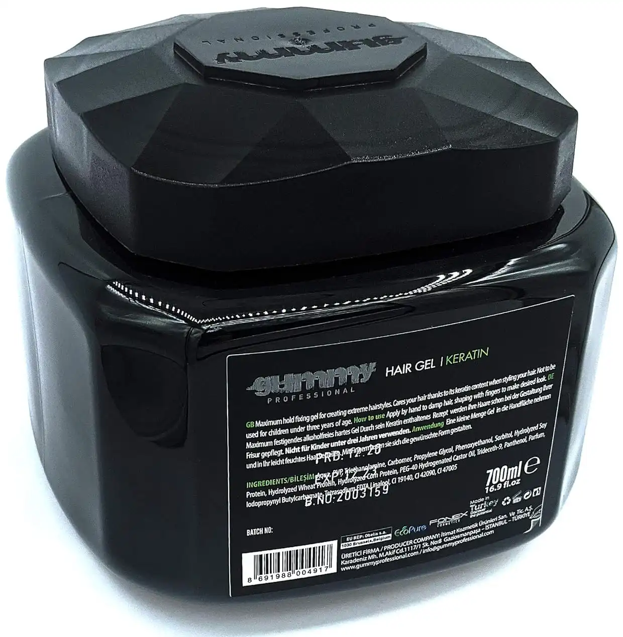 جل شعر جامي لأقصى ثبات فائق بالكيراتين، 700 مل