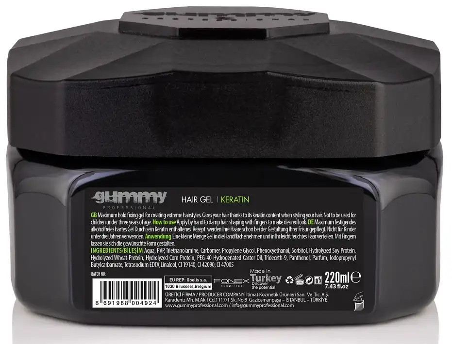 جل شعر جامي لأقصى ثبات فائق بالكيراتين، 220 مل