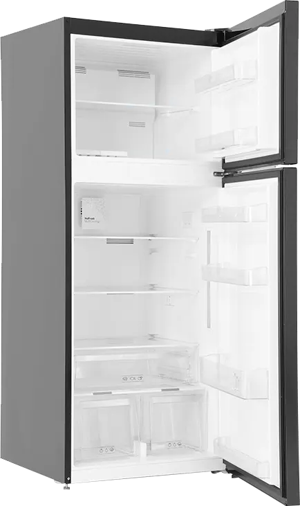 ثلاجة وايت بوينت نوفروست، 420 لتر، 2 باب، انفرتر، اسود، WPR463VB