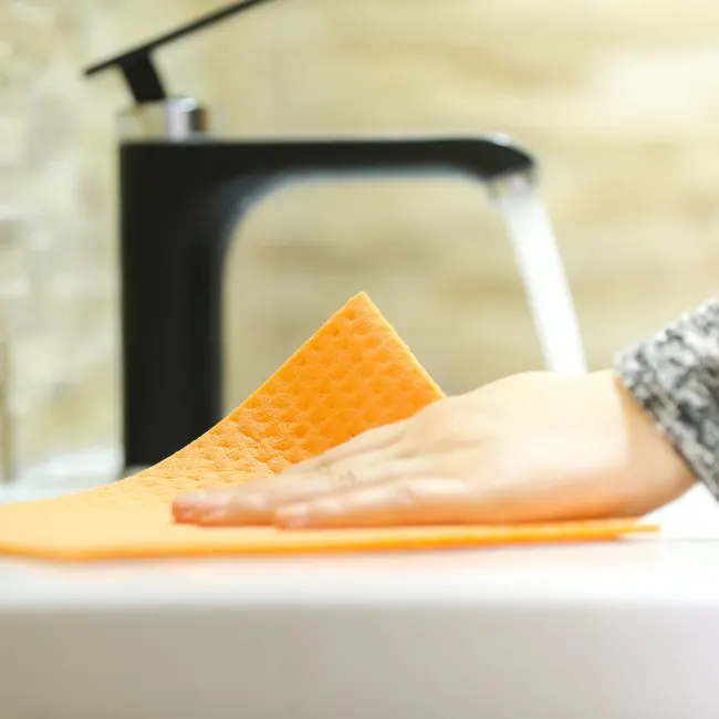 فوطة مطبخ أسفنجية سريعة الامتصاص من وريتكس، 3 قطع،ألوان