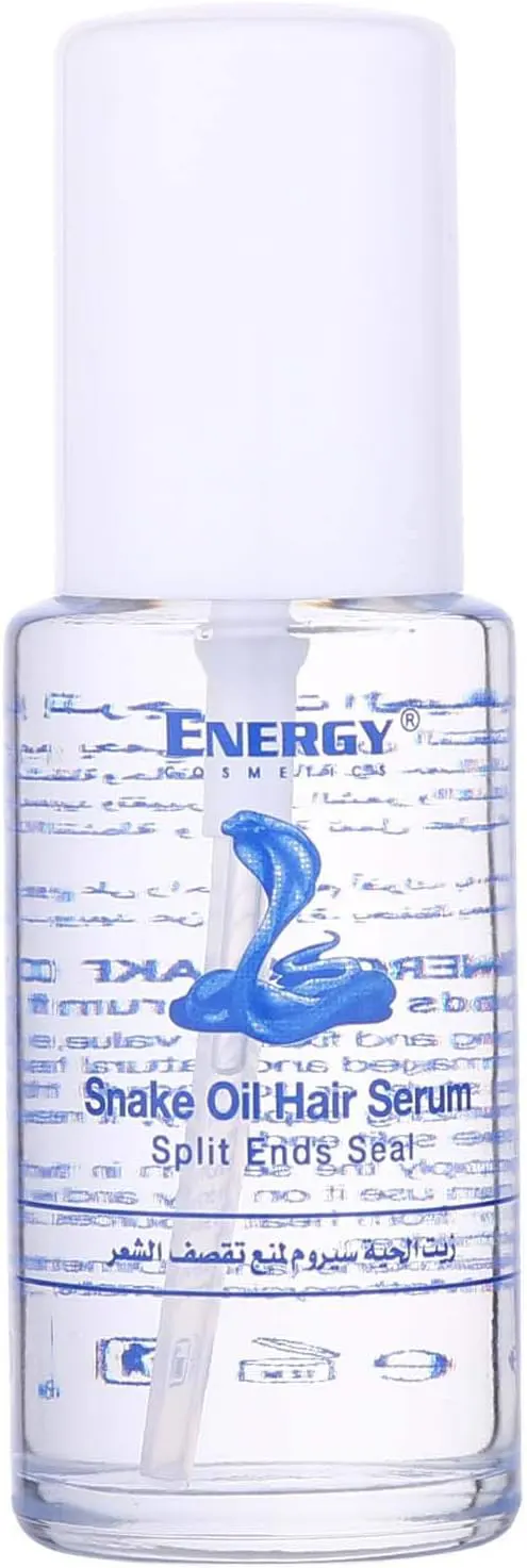 سيروم شعر انيرجي كوزمتكس بزيت الحية لمنع تقصف الشعر، 60 مل