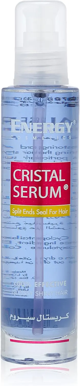 سيروم شعر انيرجي كوزمتكس كريستال لمنع تقصف الشعر، 100 مل