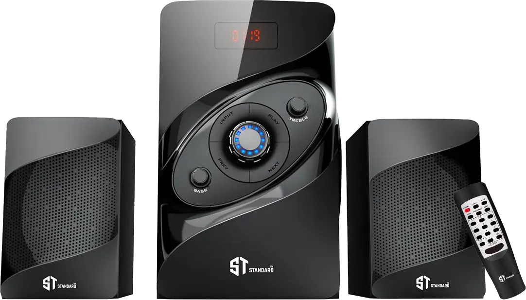 سماعات صب ووفر ستاندرد ويف 2500، بلوتوث، منفذ يو اس بي، اسود