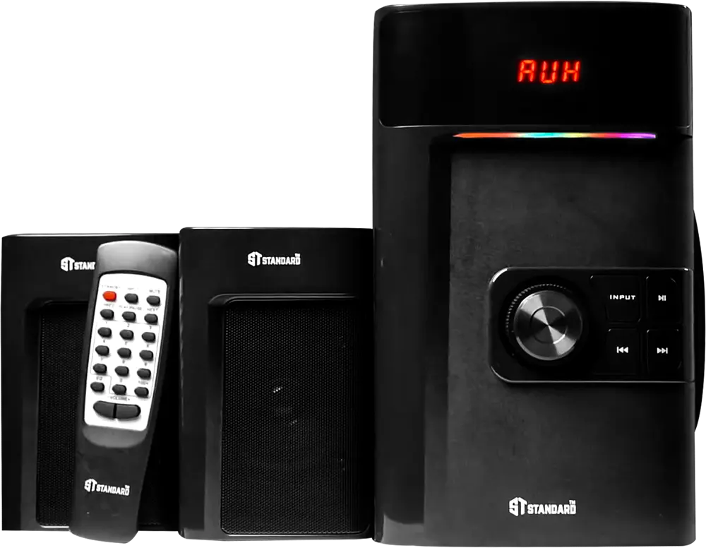 سماعات صب ووفر ستاندرد إمبيرور 2500، بلوتوث، منفذ يو اس بي، اسود