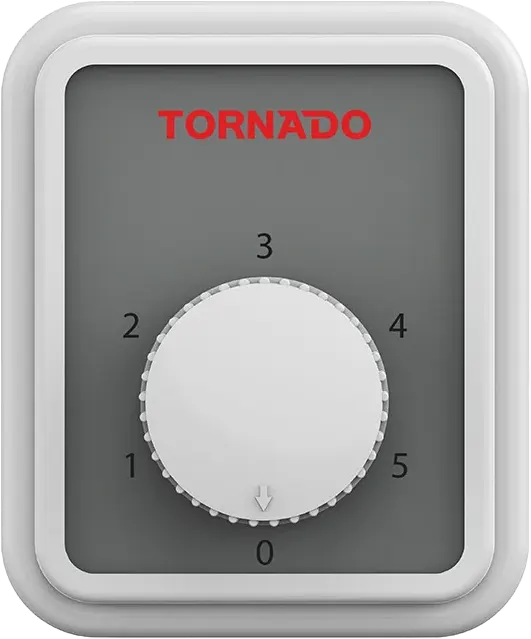 مروحة سقف تورنيدو، 56 بوصة، 5 سرعات، أبيض، TCF56WW