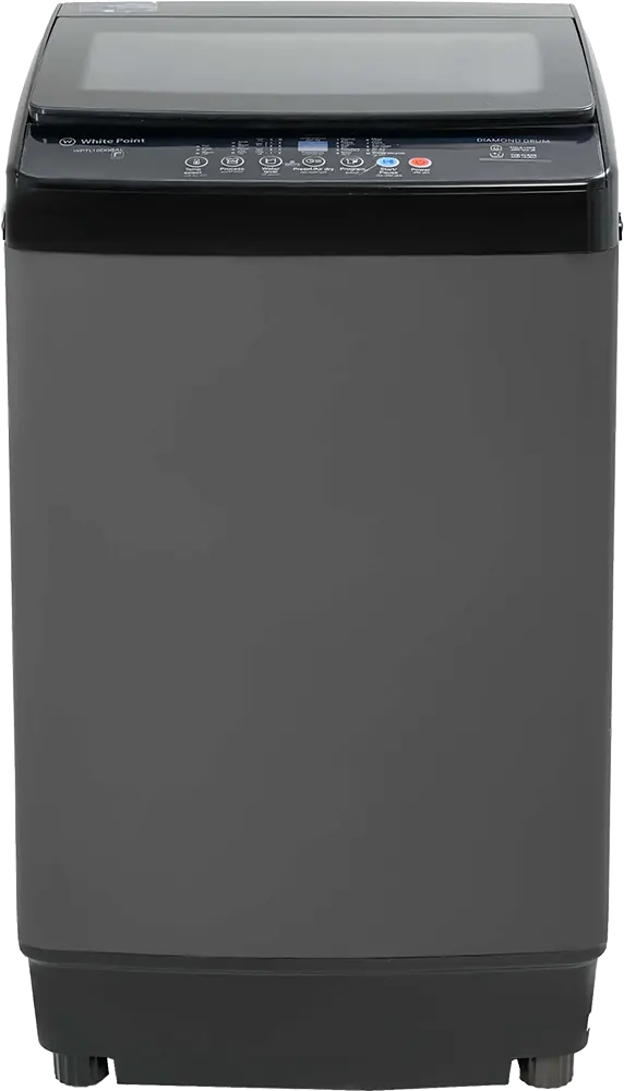 غسالة فوق اوتوماتيك وايت بوينت تحميل علوي، 10 كيلو، شاشة ديجيتال، رمادي غامق، WPTL10DGBAL