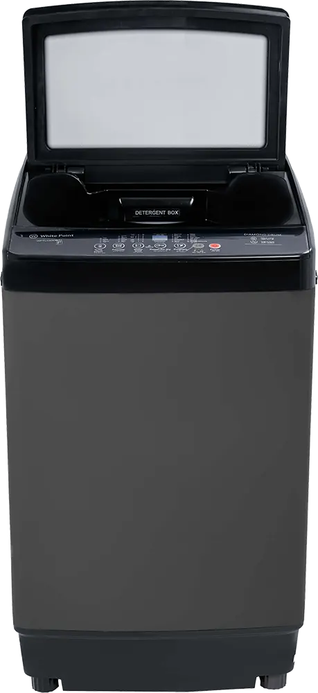 غسالة فوق اوتوماتيك وايت بوينت تحميل علوي، 10 كيلو، شاشة ديجيتال، رمادي غامق، WPTL10DGBAL