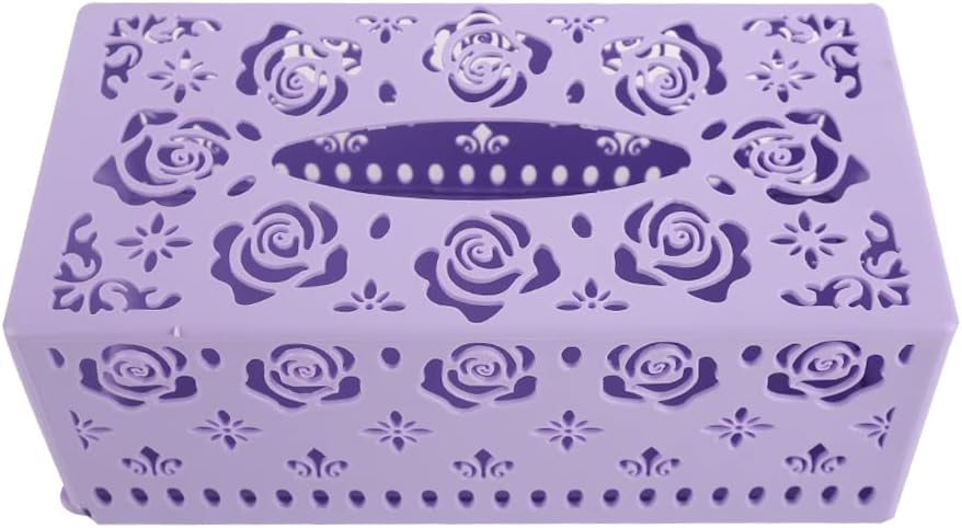 علبة منظمة للمناديل من عرفة، متعددة الألوان