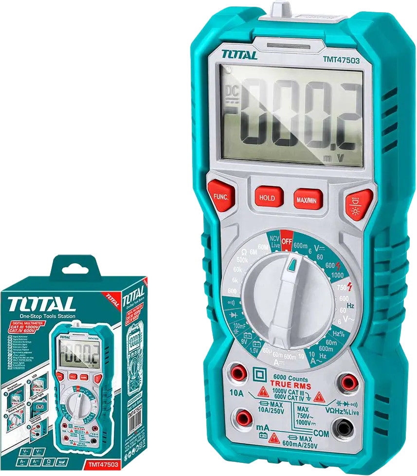 افوميتر مالتي ميتر توتال تولز ديجيتال، 1000 فولت، أزرق، TMT47503