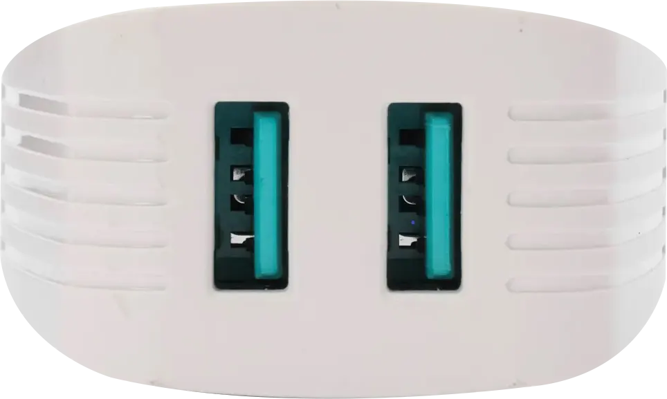 شاحن يوسوندا سريع ، 2 مخرج USB، كابل لايتنينج، أبيض، YXD-G114