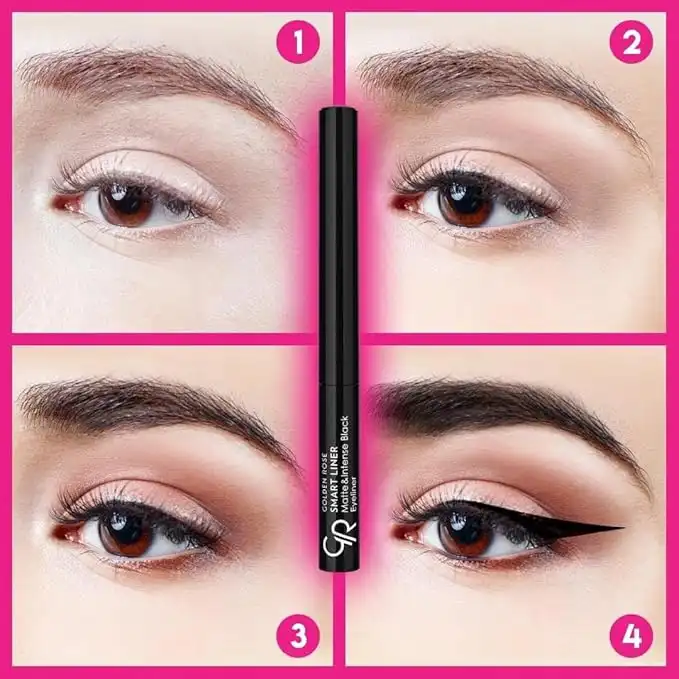 ايلاينر جولدن روز سمارت لاينر مات اند إنتينس اسود، اسود