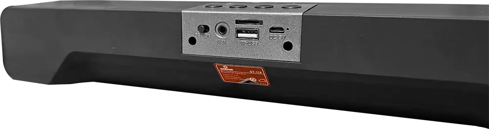 سماعة جاما، بلوتوث، يو اس بي، قابلة للشحن، اسود، GT-119