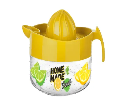 عصارة ليمون وبرتقال بيد من تيتيز،زجاج، 300 مل،ألوان متعددة، 402