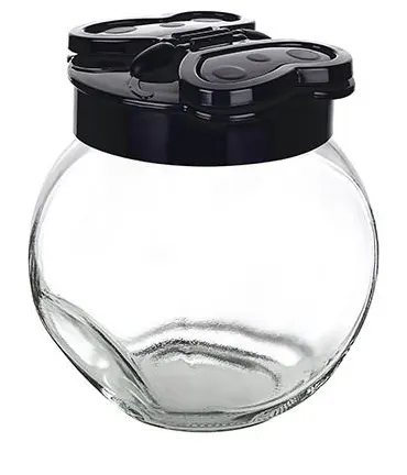 برطمان زجاج فراشة بيد من تيتيز، 500 مل ،ألوان متعددة، KC-221