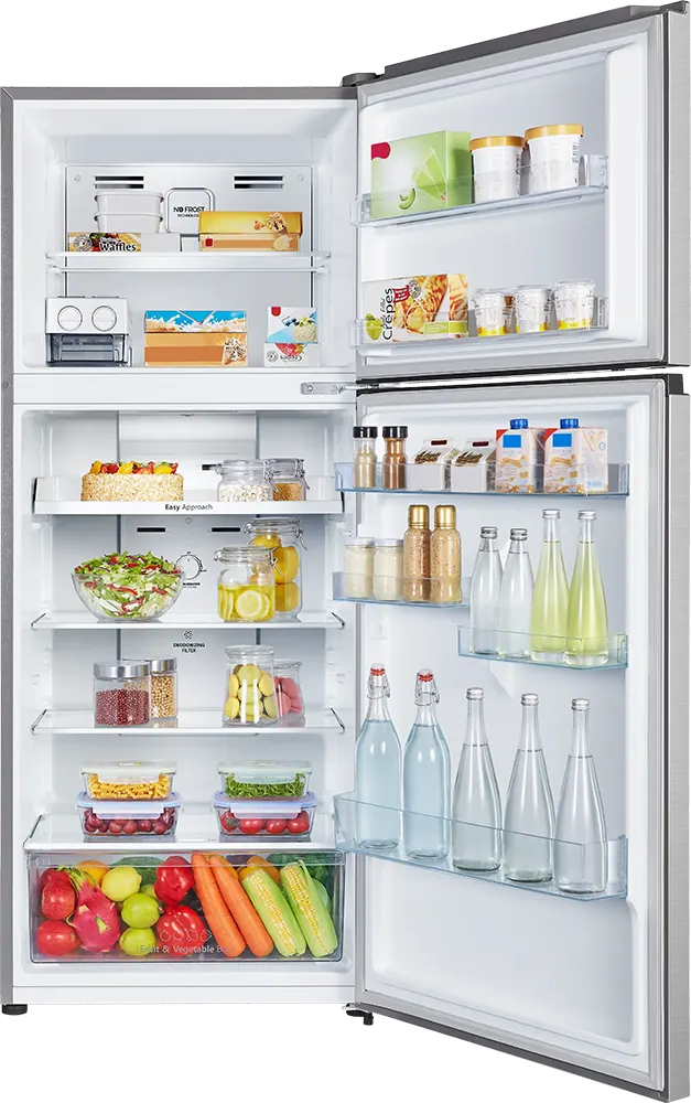 ثلاجة هايسنس نوفرست، 461 لتر، 2 باب، فضي، RT3N461NCCA