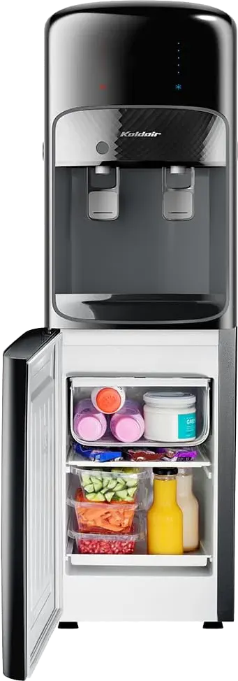 مبرد مياه كولدير ،2 حنفية ( بارد +ساخن) تحميل علوي، ثلاجة، أسود، Type AF