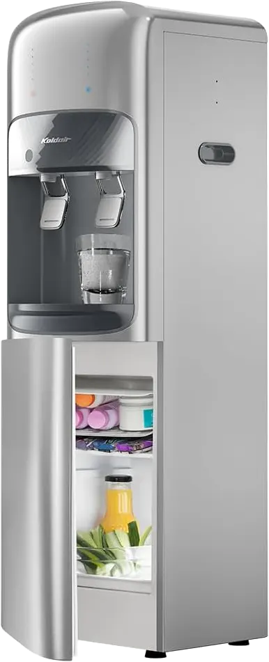 مبرد مياه كولدير ،2 حنفية ( بارد +ساخن) تحميل علوي، ثلاجة، فضي، Type AF