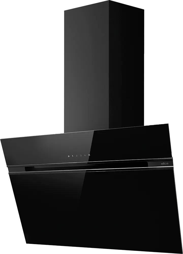 شفاط بلت ان اليكا ستريب هرمي مائل ،90 سم، 4 سرعات ،زجاج، تحكم باللمس، أسود، BL-A-90-LX