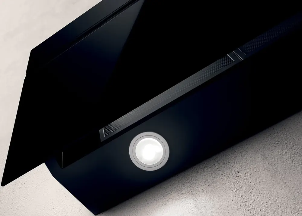 شفاط بلت ان اليكا ستريب هرمي مائل ،90 سم، 4 سرعات ،زجاج، تحكم باللمس، أسود، BL-A-90-LX