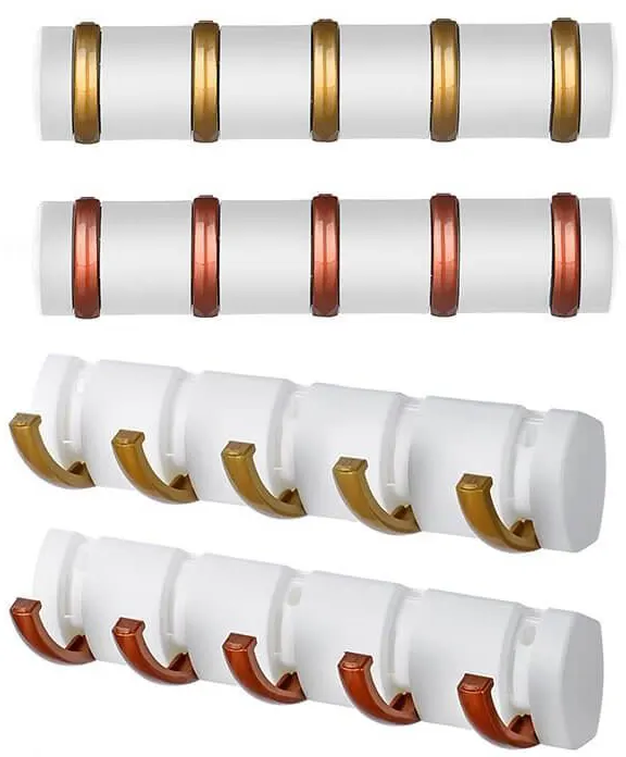 شماعة ابواب 5 هوك من تيتيز، متعددة الألوان